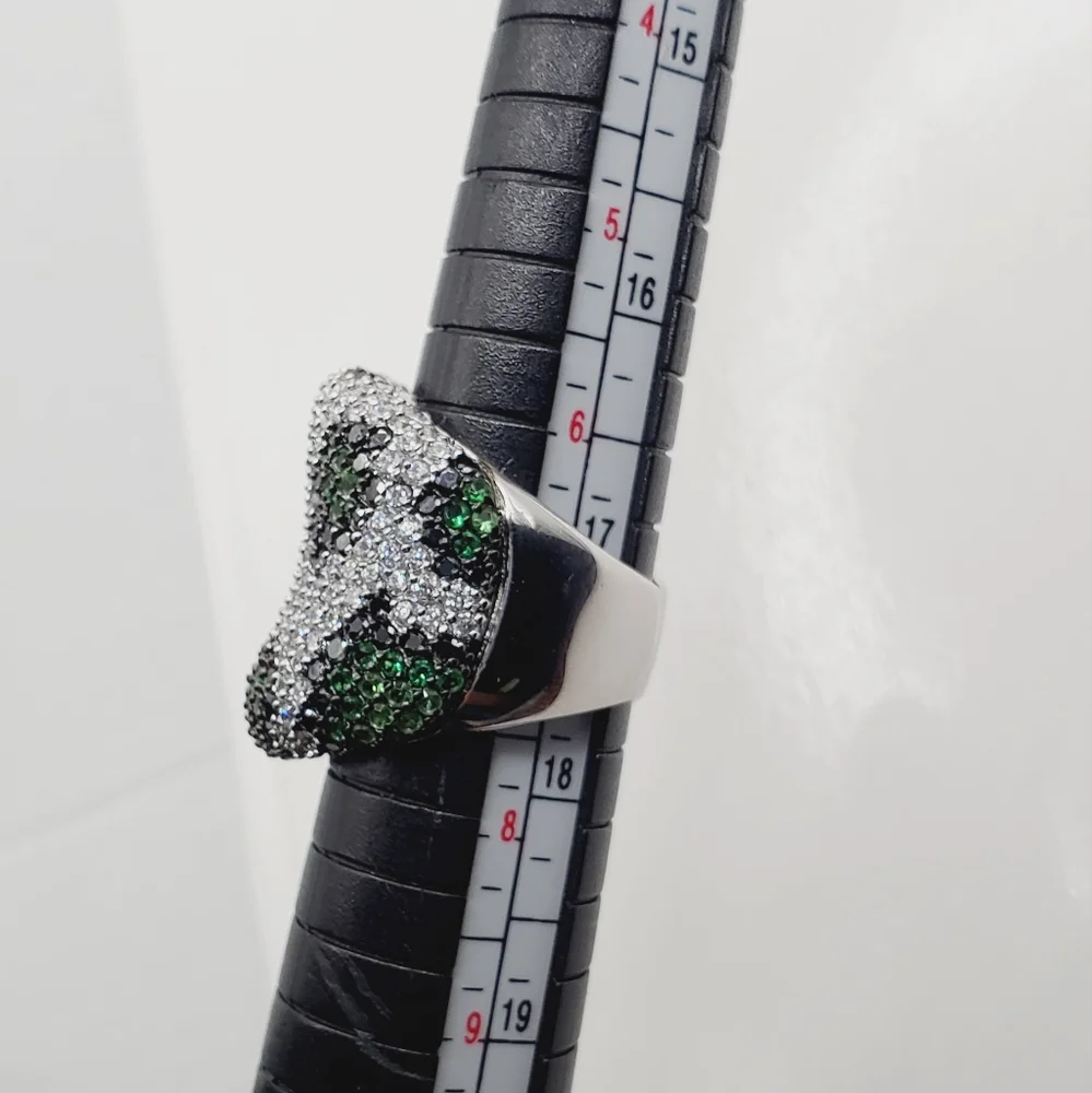 925 Sterling Silver Modern Statement Ring